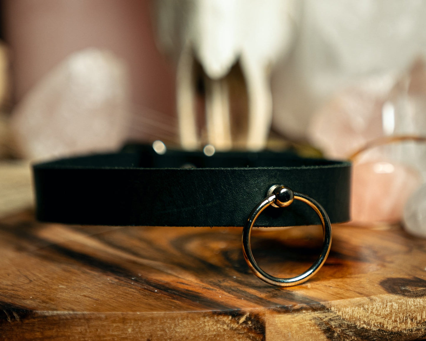 Genuine Leather | Choker | Basic O-Ring | Handmade