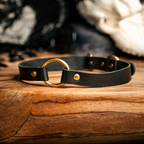 Leather O-Ring Choker | Handmade Genuine Leather Choker