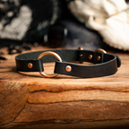 Leather O-Ring Choker | Handmade Genuine Leather Choker